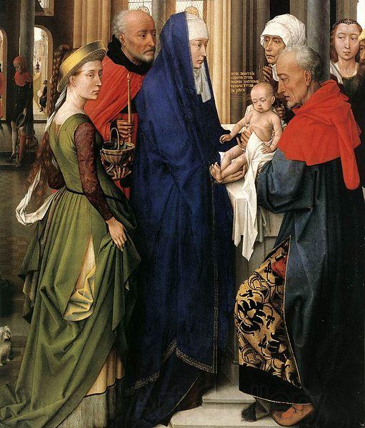 Rogier van der Weyden St Columba Altarpiece Spain oil painting art